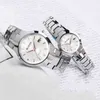 Hot Selling WLISTH Waterproof Couple watch Calendar quartz watch Unisex Ladi Stainls Steel Quartz Watch with Date