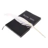 Death Note Cosplay Notebook Feather Pen Book Animation Art Writing Journal 220711