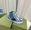 Diseñadores Tenis 1977 Zapatilla de deporte Lujos Zapato de lona Lavado Jacquard Zapatos de mezclilla Mujeres Hombres Entrenador Ace Suela de goma Bordada Zapatillas de deporte vintage HJ