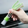 Ice Scraper Car Brush Air Conditioning Outlet Crevice Clean the Dashboard Corner Cleaning Dust Collector Keyboard Accessories C0424