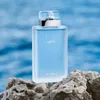 Venda de perfume feminino 100ml azul claro fragrância de longa duração para mulheres1027328