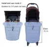 Wandelwagenonderdelen Accessoires Universele slaapzak Sleepsacks katoenen kussen voor trolley stoel dikke warme footmuff baby pramstroller