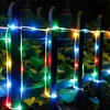 Strings LED Solar Rope Lights 100 8 Modi Copper Wire Fairy Outdoor Waterdichte aangedreven Tuinhek PVC Tube String Lampled