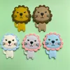5pcs Silicone Teether Lion Cartoon Animal BPA Free Rodents Teething Necklace Food Grade Infant Chewable Toys Baby Teether 220514