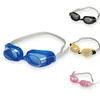 Óculos de natação transparente com clipe de nariz Earplugs adulto crianças crianças luz lisa homens e mulheres copos de mergulho atacado g220422