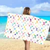 Nyanlända lyxdesigner brev avslappnad ins stil strandhandduk mode sommar badhanddukar hög kvalitet klassisk hemgåva