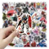 50pcs lot Gundam Cartoon Cute Tongeter Resthetics for Kids Toys Wall Captop Carcal
