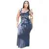 Vrouwenkleding Letter Sexy Gedrukte Suspender Dress 2022 Zomer Nieuwe Dameskleding Gedrukt Casual Dress Grootte XL - 5 XL