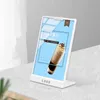 A5 148X210mm Plastic Sign Holder Table Card Display Plastic Upright Menu Holder Stand Poster Picture Frame