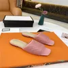 Femmes mode pantoufles 2022 été géométrique décontracté sandales quotidien respirant chaussures bonne qualité dames pantoufle concepteurs Shoe2022
