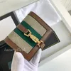 Carteras de diseñador para mujer Bolsa de bambú de alta calidad 2022 Luxurys Summer Color Clutch Carteras cortas Monedero Titular de la tarjeta Mini billetera