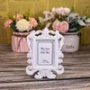 Baroque Photo Frame Wedding Gift Picture Frame Valentine's Day Baroque Elegant Place Card Holder sxaug08