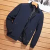 Vestes de mode masculines et manteaux Men S Windbreaker Bomber Jacket Automne Men Blue Cargo à l'extérieur Vêtements décontractés Streetwear 220727