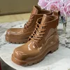 Botteg Venetas Beste kwaliteit Casual schoenen Dikke Soled Martin Boots Womens Lace Up Jelly Rain Verhoogte Liefhebbers Korte mannen en vrouwen dragen waterdicht hoog hoog