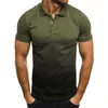 Men Polo Men Shirt krótkie rękawowe koszulę polo Contrast Color Polo Odzież letnia streetwear swobodny moda Mężczyźni Tops 220525