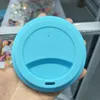 9cm Silicone Cup Lid Reusable Porcelain Coffee Mug Spill Proof Caps Milk Tea Cups Cover Seal Lids GWA13433