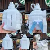 Starbucks New Year Cup winter skiing crystal snow mountain durian glass straw mark thermos cup set kettle