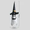 Party Decoration Halloween Ornament Led Flashing Light Gypsophila Ghost Wizard Hat Lamp Haunt House Decor Props