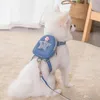 Cute Pets dog leash cat leashes dogs chain I-shaped backpack chest strap pet supplies FY5413 0812