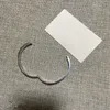 Fashion pure steel classic letter V bangle hand chian popular bracelets jewelry in European and American countries