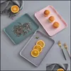 Candy Tray Plates Plastic Fruit Tea Plate Home El Kitchen Supplies Fwf12749 Drop Delivery 2021 Breakfast Trays Storage Organization Housek