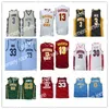 Новые дешевые мужчины NCAA Georgetown 3 Iverson College College Jersey Джеймс 13 Харден штат Аризона Стивен 30 Карри 3 Уэйд Ирландский 23 Джеймс 33 Брайант