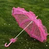 Parasols eenvoudige bruiloftsbenodigdheden kanten holle bruid bruiloft paraplu foto decoratie fotografie props