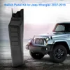 Auto RelAäer Vänster Hand En pelare Switch Panel Kit med 4 LED Båt Rocker Switch för Jeep Wrangler