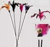 Cat Teaser Wand Toy Interactive Pet Kitten Birds Feather Play Sticks con Bell