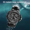 Wristwatches Men's Outdoor Multi-function Military Watch Waterproof Compass Chronograph Electronic Sports Male RelogiosWristwatches