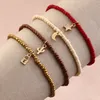 Boehmian Fashion Colorful Beaded Anklet Women Handmade Lovely Star Moon Lock Pendant Beads Anklets 4pcs/set