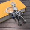 Oranje doos ontwerper Keychains Animal Style Classic 6 Optie Top Kwaliteit Decoratie Auto Key Chain Cowhide Gifts Design Rings For Man Woman