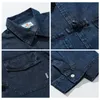 Chemises décontractées pour hommes Boucle Denim Chemise Hommes Japonais Harajuku Streetwear Vintage Mode Lâche Manches Longues Jeans Style Cargo JacketMen's