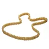 Łańcuchy 6 mm przybycie męskie damskie 316L ze stali nierdzewnej złota ton mody biżuteria unixes bizantyjski łańcuch lub bransoletka 7-11 cinchanins Godl