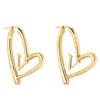 High Quality Women Hoop Earrings Designer Jewelry Fashion Letter Love Stud Earrings Lady Luxury Gold Heart Earring Brands Orecchini 21083006