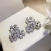 Stud Aesthetic Flower Earrings For Women Exquisite And Trendy Female Party Jewelry Fashionable Design Accessories GiftStud Kirs22