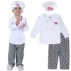 Pyjamas bébé Chef Costume ensemble infantile Halloween déguisement tenue enfant en bas âge Cospla 220823