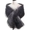 Winter Faux Fur Wedding Bridal Wraps Warm shawls Outerwear Women Jackets For Prom Evening Party 20 Colors Size 650390391148928