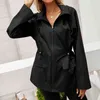 Women's Trench Coats 2021 Autumn/Winter Hoodie Waist Rain Jacket Zip Raincoat Outdoor Mountain Clothing Womens Clothes Designer T220811