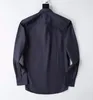 Designer Mens Drail Shirts Mode Casual Shirt Brands Men Spring herfst Slim Chemises de Marque Pour Hommes3408750 OKGP