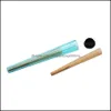 Flessen verpakken Kantoor School Zakelijk Industrieel 110 mm Pre-Roll-verpakking Plastic Conische Preroll Doob-buis Gezamenlijke houder Roken 7826507