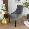 Chair Covers Nordic Sloping Cover High Back Armchair Stretch Accent Dining Seat Slipcover Office El Home PartyChair