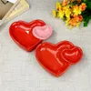 Red Heart Creative Porcelain Ashtray Fashion Trend Household Merchandises Desk Cleaning Household Items 20220531 D3