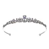 Fascia per capelli da sposa copricapo flash diamante zircone piccola corona gioielli per capelli Accessori per spettacoli di nozze di compleanno principessa1473935