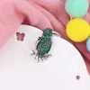 Cristal strass pic oiseau broche Corsage broche écharpe pince boucle hommes femmes revers costume robe châle vêtements chapeau décor