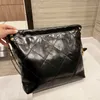 2022 French 2 in 1 high quality Fashion Tote Bags Big Name Designer Handbags Coin Purse High Capacity 30cm Patent Leather Black Luxurious shoulder bag