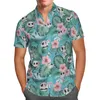 Camicie casual da uomo Hawaii Shirt Beach Summer Skull Hawaiian 3D Stampato da uomo Tee da donna Hip Hop Costume cosplay 04Men's