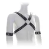 Nxy Sm Bondage Seksspeeltje Voor Man Fetish Restraint Sexy Bdsm Rollenspel Harnas Sm Riem Op Lederen Ring Terughoudendheid 220426