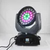 2pcs 36x18W LED Zoom Işın Yıkama Dairesi Işıkları Kontrolü Ana Mobil RGBWA UV 6IN1 Işın Profesyonel DJ/LED Çubuk aşama makinesi DMX512