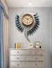 Orologi da parete 3d Grande orologio Design moderno Grande orologio Soggiorno Ornamento di lusso per la decorazione domestica Metallo 22513794Parete
